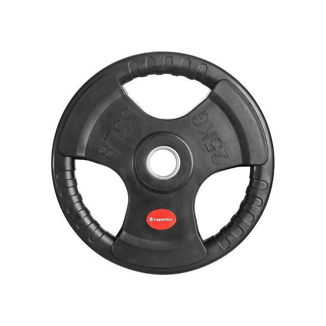 Gumowane obciążenie olimpijskie inSPORTline Graton OL 2,5-25 kg 50 mm
