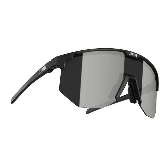 Sportowe okulary przeciwsłoneczne Bliz Hero 022 - Matt Black Brown w Blue - Matt Black Smoke