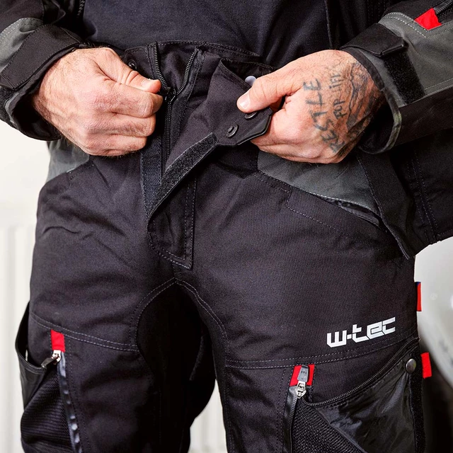 Spodnie motocyklowe męskie W-TEC Excellent - Szary