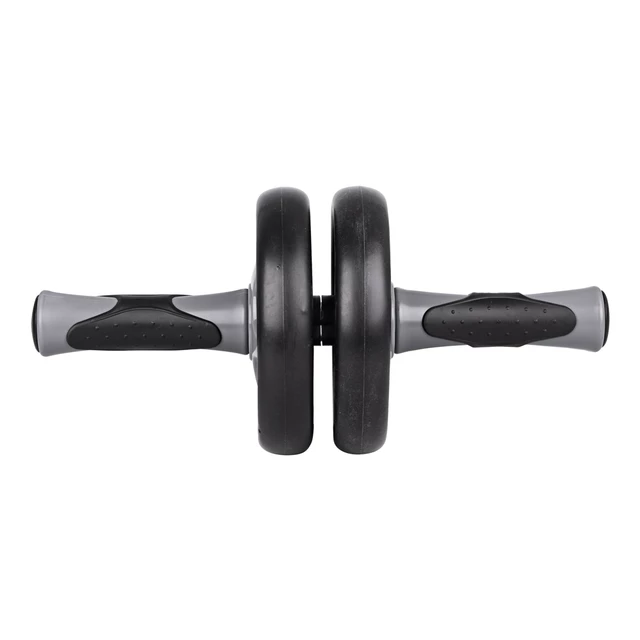 Wałek do ćwiczeń (ab roller) inSPORTline AR300 ∙ 0,6 kg ∙ nośność 100 kg ∙ antypoślizgowe uchwyty ∙ stabilna szeroka konstrukcja