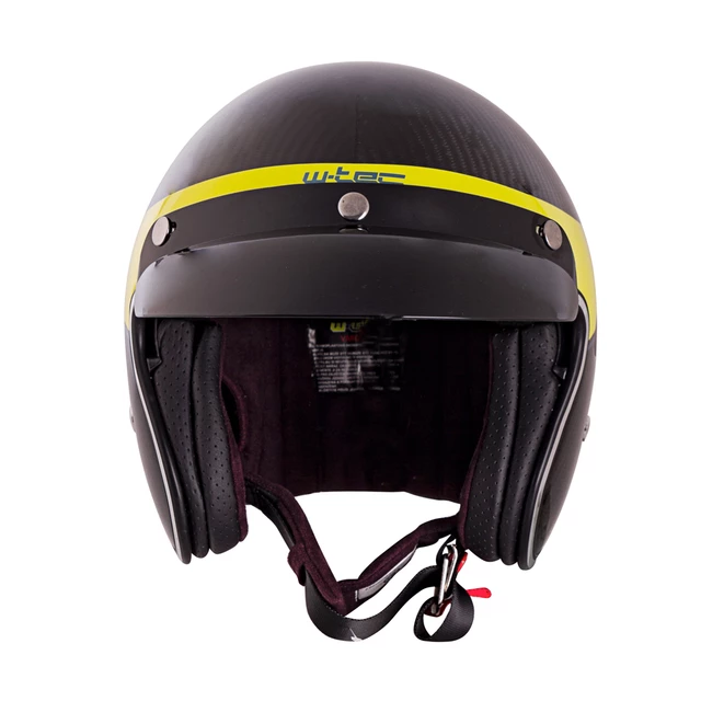 Kask motocyklowy W-TEC Vacabro - Błyszczący Carbon