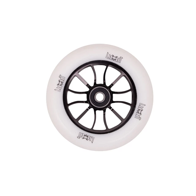Kółka do hulajnogi LMT S Wheel 110 mm z łożyskami ABEC 9 - Czarno-biały - Czarno-biały