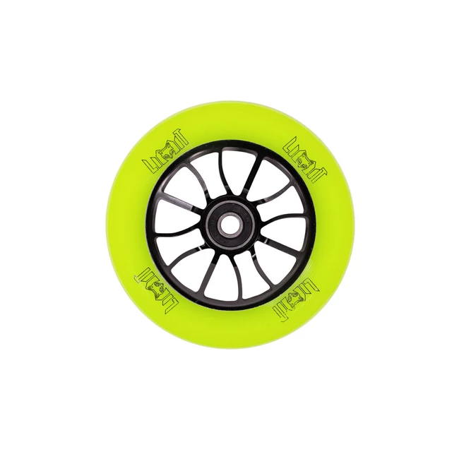 Kółka do hulajnogi LMT S Wheel 110 mm z łożyskami ABEC 9 - Czarno-biały - Czarno-zielony