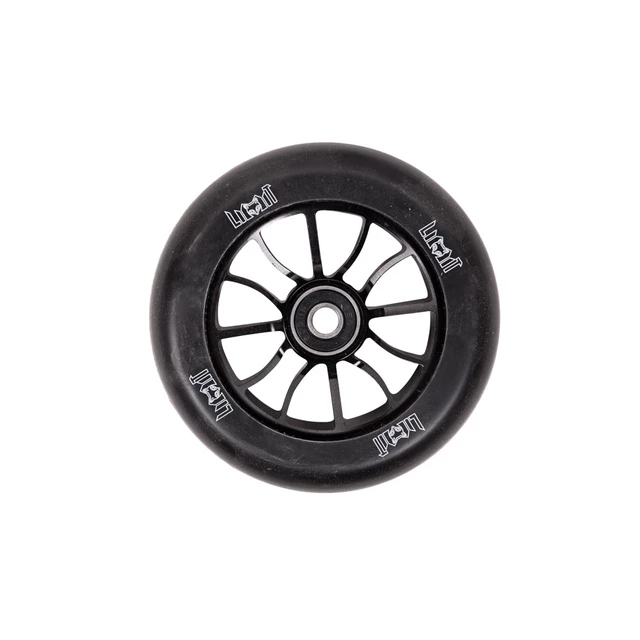 Kółka do hulajnogi LMT S Wheel 110 mm z łożyskami ABEC 9 - Czarno-biały - Czarny/Czarny