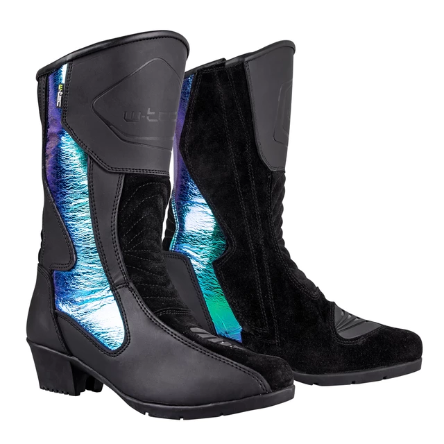 Damskie buty motocyklowe W-TEC Sceneria - Czarny - Czarny