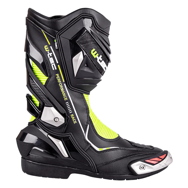 Buty motocyklowe W-TEC Beastor - Czarno-zielony