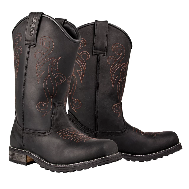 Buty motocyklowe W-TEC Wakero - Czarny - Czarny