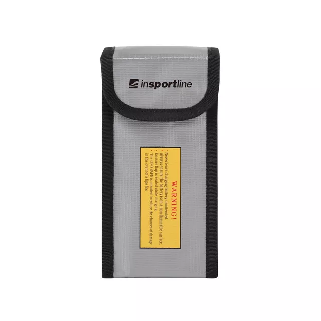 Ognioodporne etui na powerbank inSPORTline Pofiba ∙ na ogniwa Li-Ion/Li-Pol ∙ odporność do 1000°C ∙ wodoodporne ∙ waga 73 g ∙ z otworem na kabel