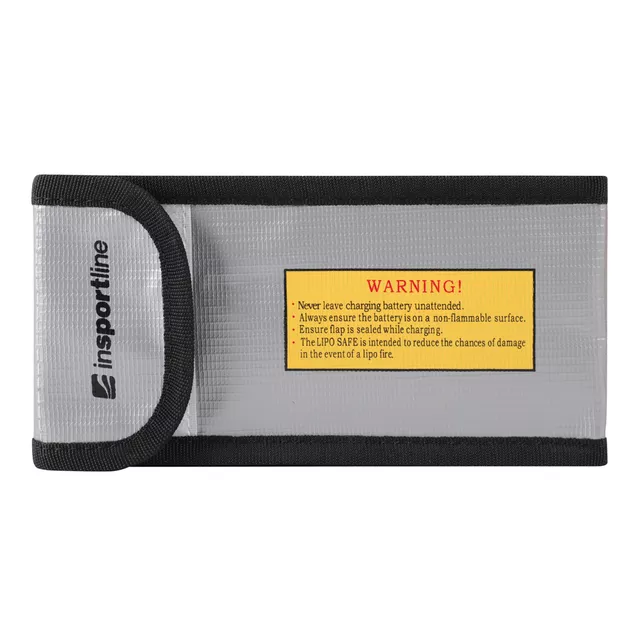 Ognioodporne etui na powerbank inSPORTline Pofiba ∙ na ogniwa Li-Ion/Li-Pol ∙ odporność do 1000°C ∙ wodoodporne ∙ waga 73 g ∙ z otworem na kabel