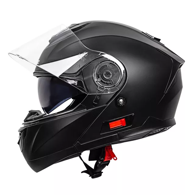 Kask motocyklowy z otwieraną szczęką + blenda W-TEC Cullo