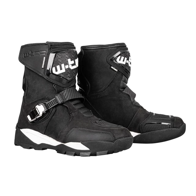 Buty motocyklowe W-TEC Grimster - Czarny - Czarny