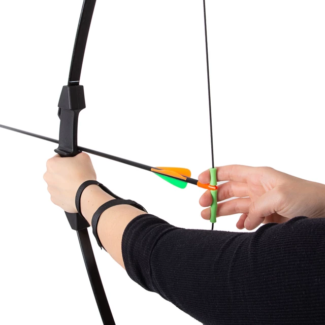 Zestaw łuczniczy: łuk, strzały, tarcza inSPORTline Hizza 15 lbs - Czarny