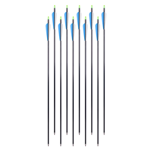 Aluminiowe strzały z wkręcanymi grotami inSPORTline Aluson 30" 10 szt.