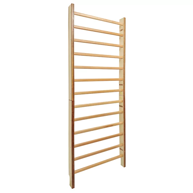 Drabinka gimnastyczna inSPORTline Dualmar 220x65 cm ∙ 11 szczebli ∙ lakierowane drewno bukowe ∙ nośność 130 kg