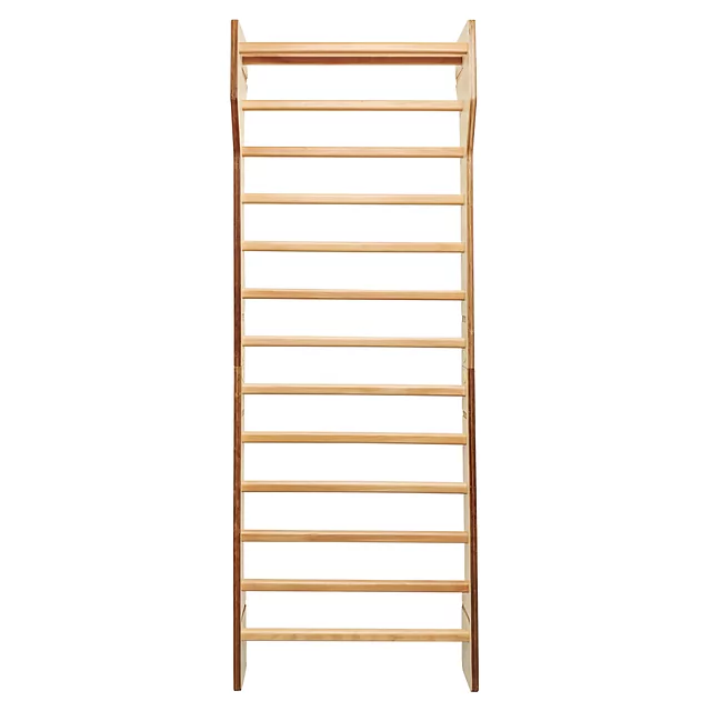 Drabinka gimnastyczna inSPORTline Shapemar 220x90 cm ∙ 12 szczebli ∙ nośność 130 kg ∙ drewno bukowe ∙ podwójnie lakierowana