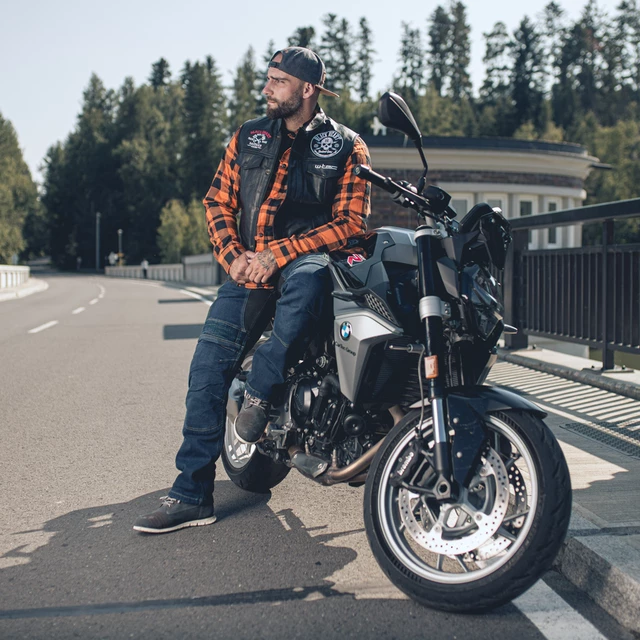 Koszula motocyklowa W-TEC Terchis - Żółty