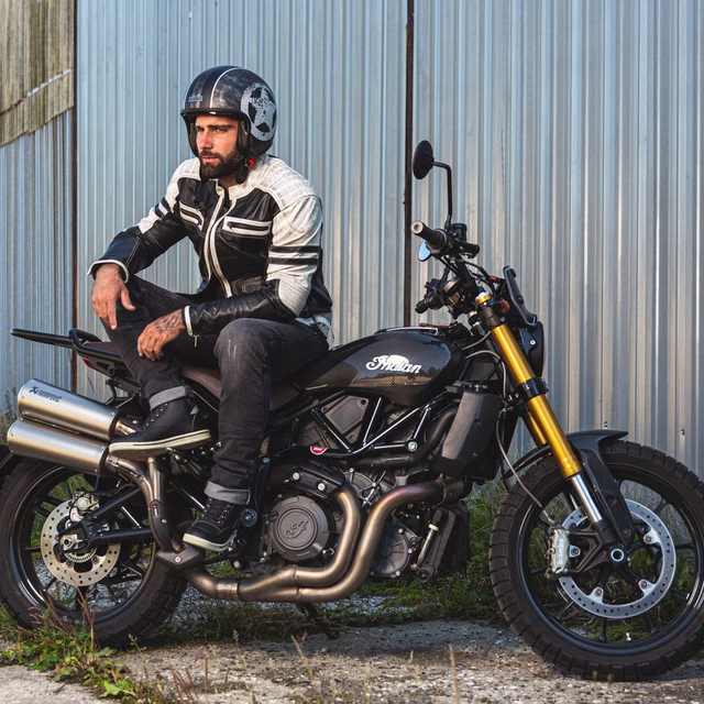 Kask motocyklowy otwarty W-TEC Angeric Grey Star - Szara Gwiazda