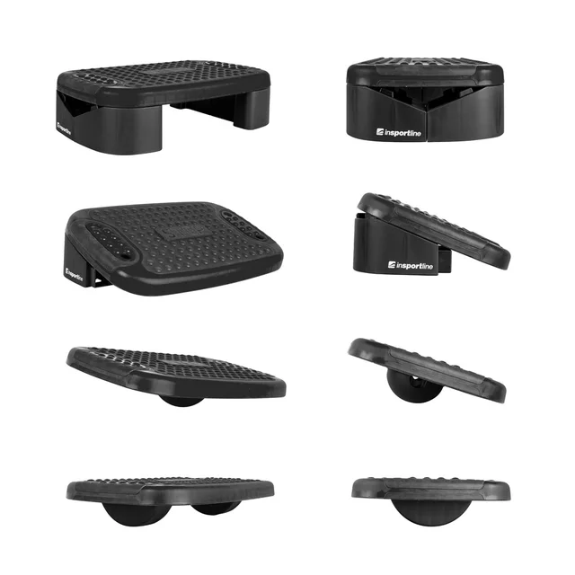 Wielofunkcyjny step do aerobiku inSPORTline Multifun ∙ z platformą balansu ∙ 3,6 kg ∙ antypoślizgowy ∙ stabilne nóżki ∙ nośność 200 kg