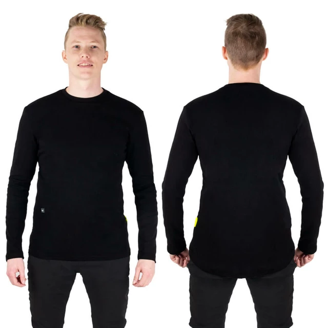 Podgrzewana koszulka męska odzież termoaktywna W-TEC Insulong longsleeve - Czarny