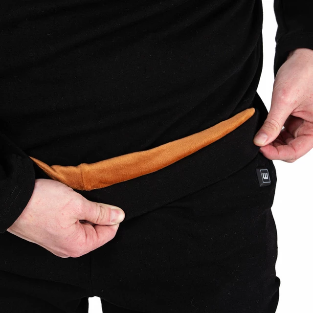 Ogrzewane spodnie męskie termoaktywne W-TEC Insupants - Czarny