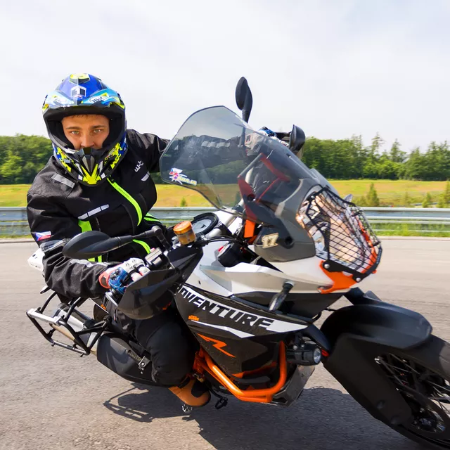 Kurtka dla motocyklistów W-TEC Gelnair - Czarno-zielony