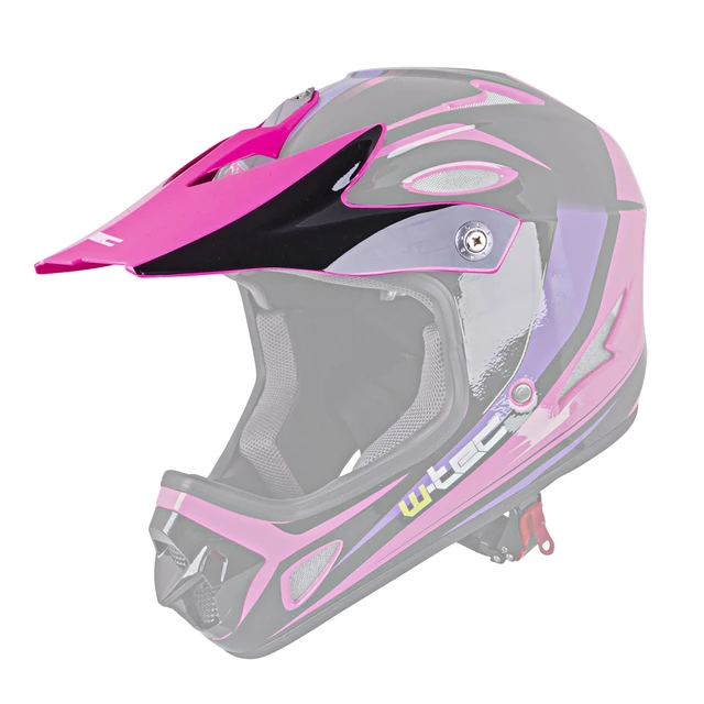 Zapasowy daszek do kasku W-TEC FS-605 - Extinction Pink - Extinction Pink