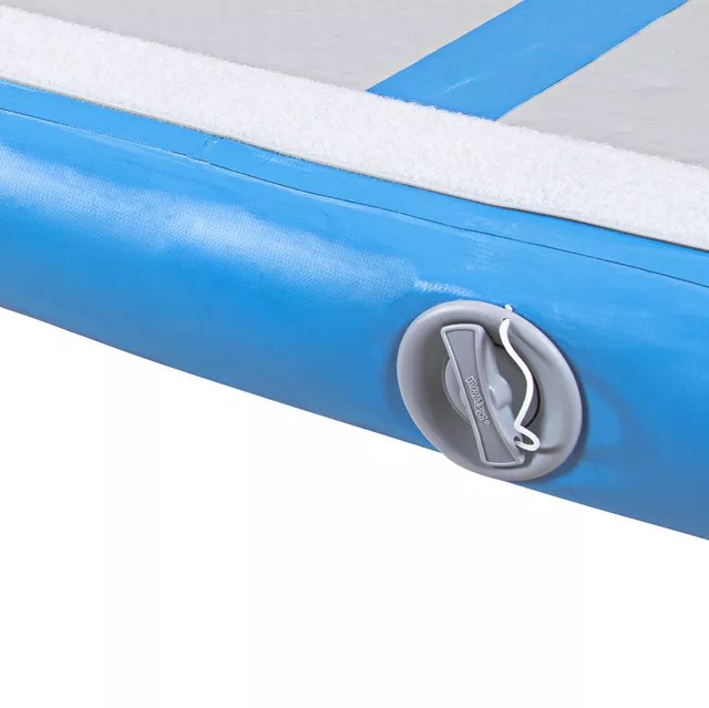 Ścieżka akrobatyczna do ćwiczeń Airtrack inSPORTline Airstunt 400x100x10 cm niebieska