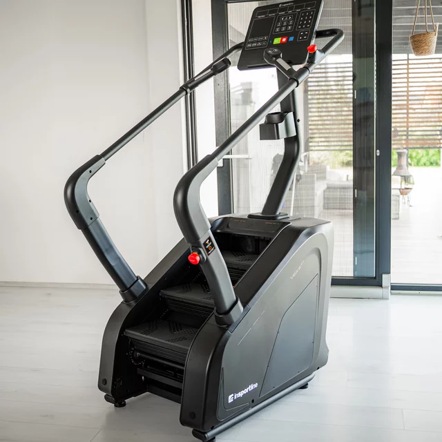 Profesjonalne schody treningowe inSPORTline Velocer STP ∙ 25 poziomów oporu ∙ 39 programów ∙ prędkość do 150 kroków/min ∙ elektromagnetyczne ∙ Bluetooth