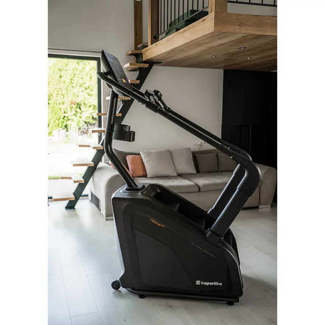 Profesjonalne schody treningowe inSPORTline Velocer STP ∙ 25 poziomów oporu ∙ 39 programów ∙ prędkość do 150 kroków/min ∙ elektromagnetyczne ∙ Bluetooth