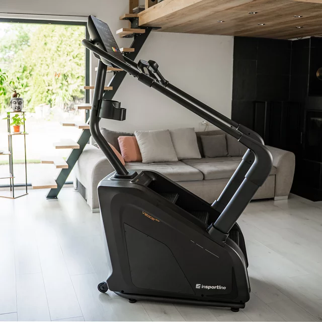 Profesjonalne schody treningowe inSPORTline Velocer STP ∙ 25 poziomów oporu ∙ 39 programów ∙ prędkość do 150 kroków/min ∙ elektromagnetyczne ∙ Bluetooth