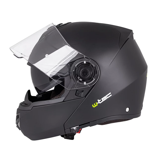 Kask motocyklowy szczękowy W-TEC Vexamo PP z Pinlockiem - Biały