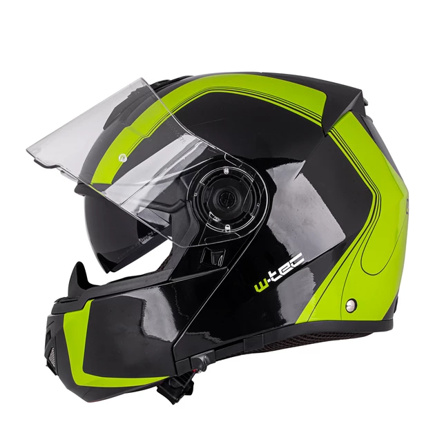 Kask motocyklowy szczękowy W-TEC Vexamo PP z Pinlockiem - Biały