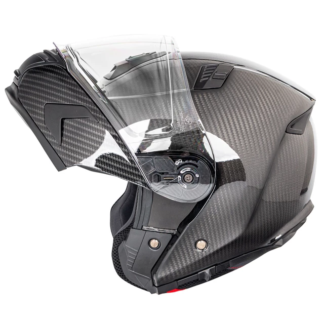Kask motocyklowy pełny karbon W-TEC Tensiler - połysk węgla