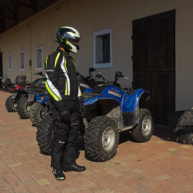 Męskie spodnie motocyklowe W-TEC Thollte - Czarny