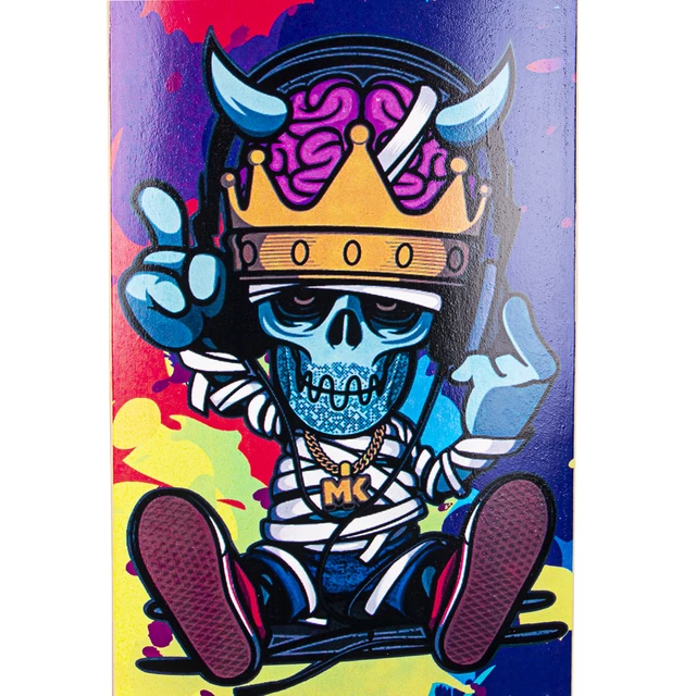 Deskorolka klasyczna WORKER Psypunk SKATEBOARD KLON  31" kauczuk