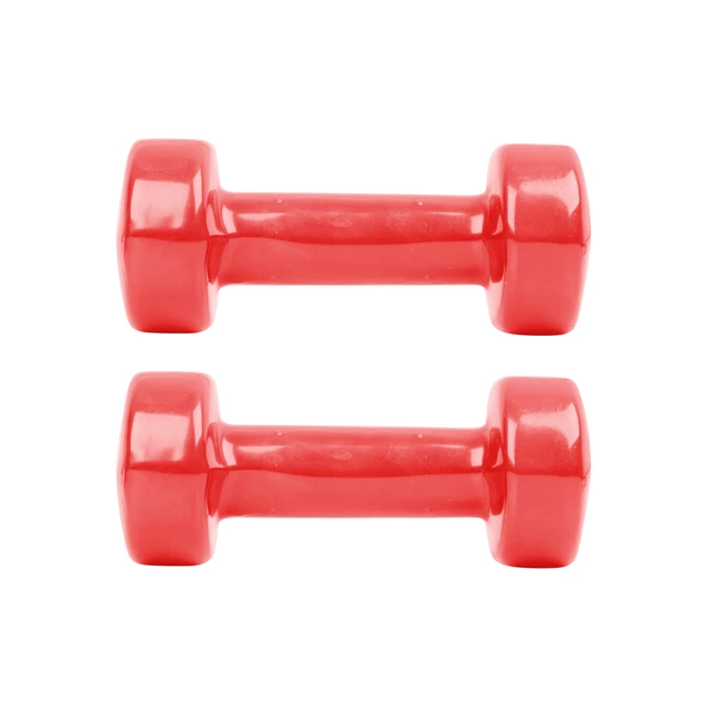 Hantle fitness winylowe inSPORTline Smoothbell 2x1,5 kg ∙ sześciokątny kształt ∙ winyl antypoślizgowy ∙ do aerobiku i body stylingu