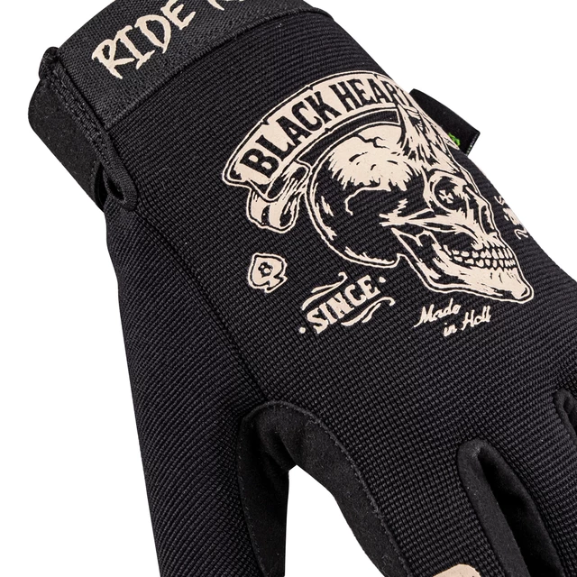 Rękawice motocyklowe W-TEC Black Heart Rioter - Czarny