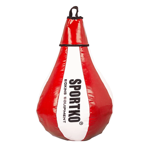 Worek treningowy SportKO GP1 24x40cm / 5kg - Biało-niebieski - Biały/Czerwony