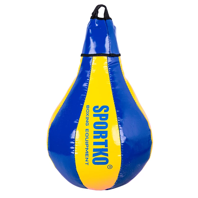 Worek treningowy SportKO GP1 24x40cm / 5kg - Biało-niebieski - Niebiesko-żółty
