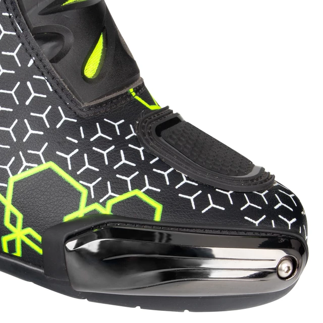 Męskie buty motocyklowe W-TEC Reaper - Czarno-zielony