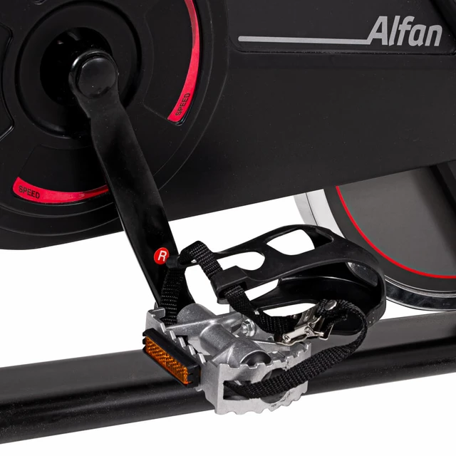Rower treningowy spinningowy inSPORTline Alfan - Czarny