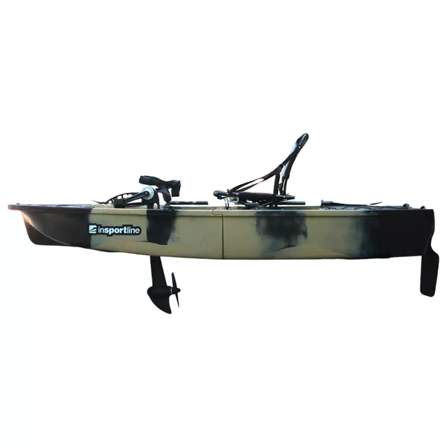 Składana łódka rower wodny wędkarski na pedały inSPORTline Rhoner Desert Camo