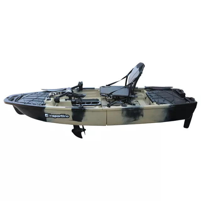 Składana łódka rower wodny wędkarski na pedały inSPORTline Rhoner Desert Camo