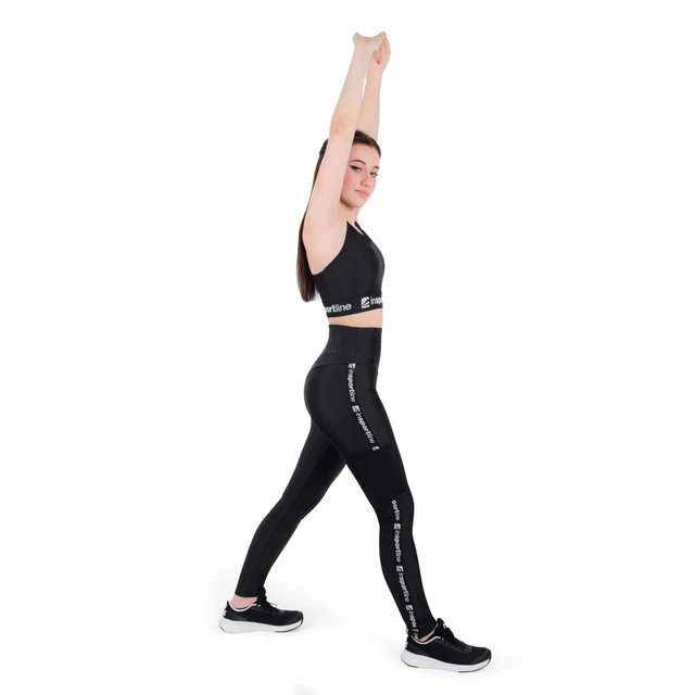 Legginsy damskie inSPORTline Highwaist - Czarny