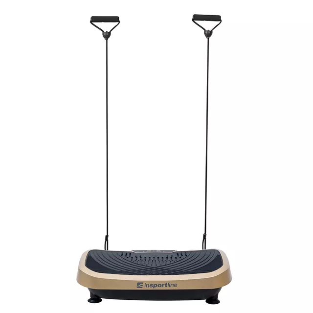 Platforma wibracyjna z linkami inSPORTline Devyn ∙ pilot ∙ 4 programy ∙ 50 poziomów ∙ panel LED - Biały