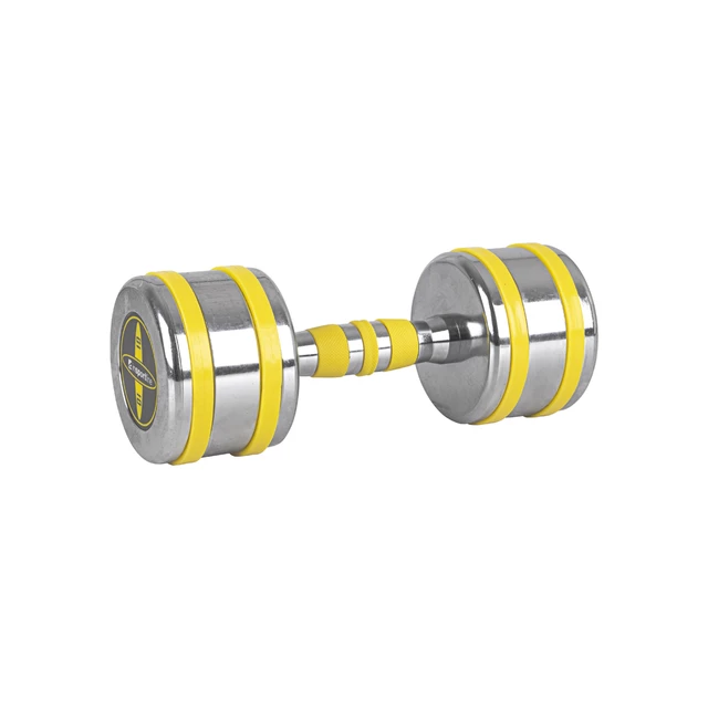 Hantle chromowane inSPORTline Yellsteel 1-14 kg