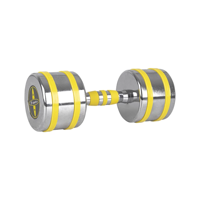 Hantle chromowane inSPORTline Yellsteel 1-14 kg