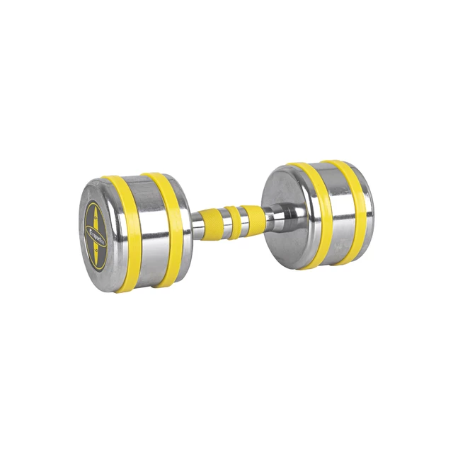 Hantle chromowane inSPORTline Yellsteel 1-14 kg