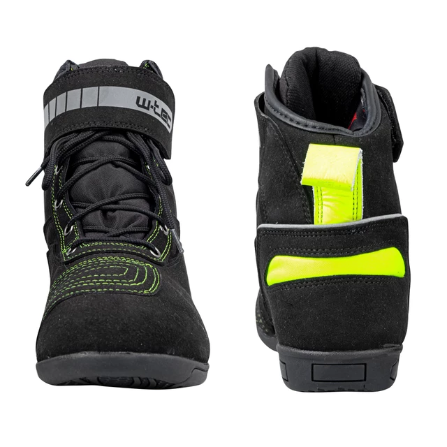 Buty motocyklowe W-TEC Sixtreet - Czarno-zielony