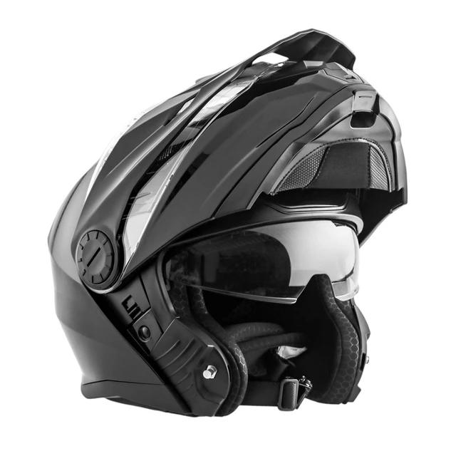 Kask motocyklowy enduro Flip-Up W-TEC Biscaia P/J - Matt.czarny
